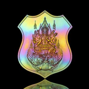 Alternative view of ท้าวมหาพรหมธาดา รุ่นดวงมหาเศรษฐี เนื้อทองเทวฤทธิ์ผิวรุ้ง