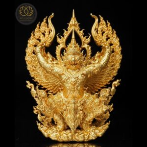 Alternative view of พญาครุฑทวียศ มหาลาภ แคล้วคลาด ชนะมาร เนื้อทองเทวฤทธิ์ชุบทอง