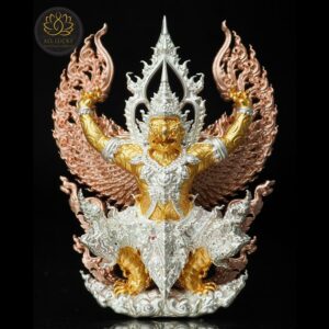 Alternative view of พญาครุฑทวียศ มหาลาภ แคล้วคลาด ชนะมาร เนื้อบรอนซ์ชุบ 3K