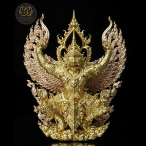 Alternative view of พญาครุฑทวียศ มหาลาภ แคล้วคลาด ชนะมาร  เนื้อไวท์บรอนซ์ องค์ทองเทวฤทธิ์